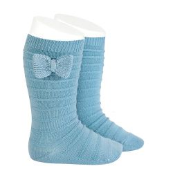 Calcetines Textura-con-Lazo COL:416 CONDOR