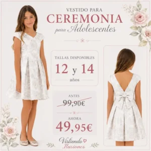 Vestido Adolescente Estampado AMAYA