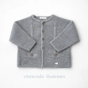 Chaqueta Punto Mod.767-942 Gris
