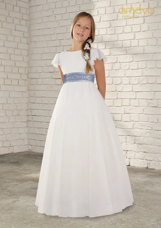Vestido Comunión Niña 637023 AMAYA - Imagen 5