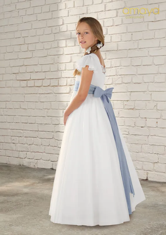 Vestido Comunión Niña 637023 AMAYA - Imagen 3