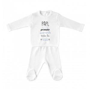 Conjunto Estampado Frase "PAPI"