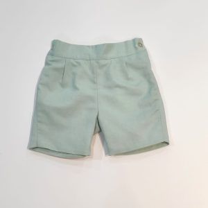 Pantalón Niño Lino Verde-Agua