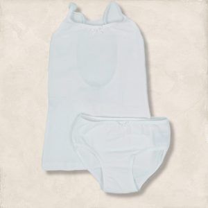 Conjunto-Niña Escote-Espalda 3036-Beige