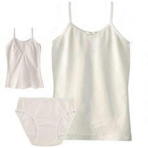 Conjunto-Interior Niña Escote-V Caba