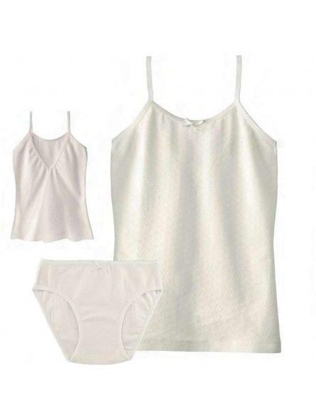 Conjunto-Interior Niña Escote-V Caba