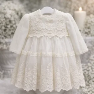 Vestido bebé Bordado Tul