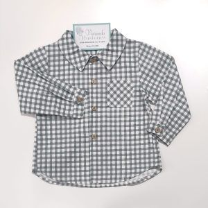 Camisa Niño Cuello-pico Cuadros