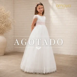 Vestido Comunión Niña 637026 Rosa Amaya