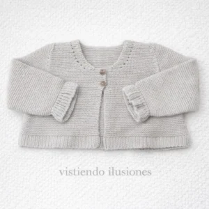 Chaqueta Punto Bebé Tostada