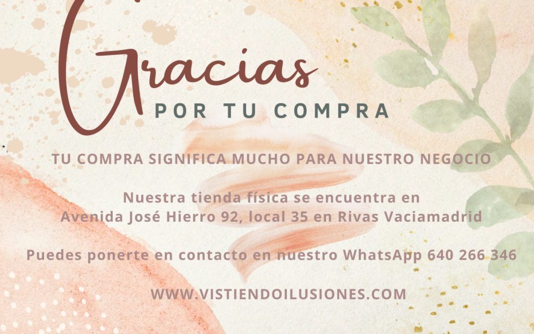 Gracias por tu compra