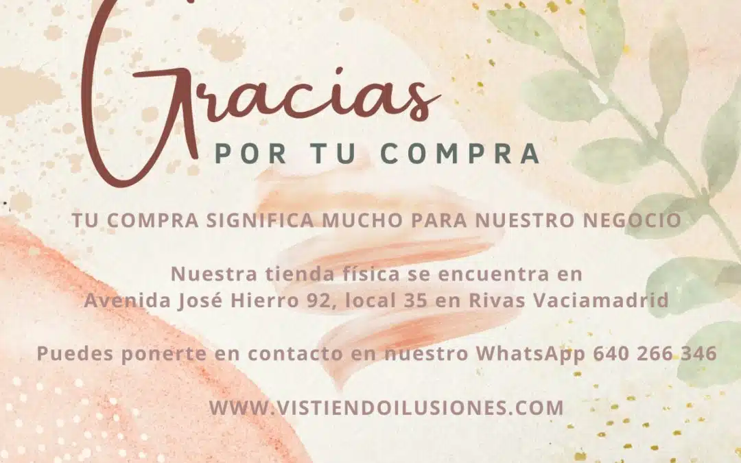 Gracias por tu compra