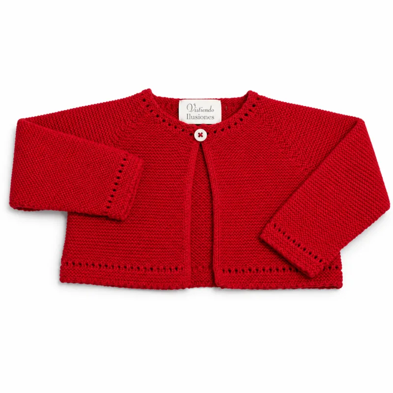 Chaqueta Torera Bebé Rojo