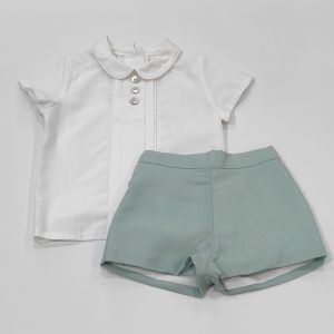 Conjunto Bebé Camisa+Pantalón Verde