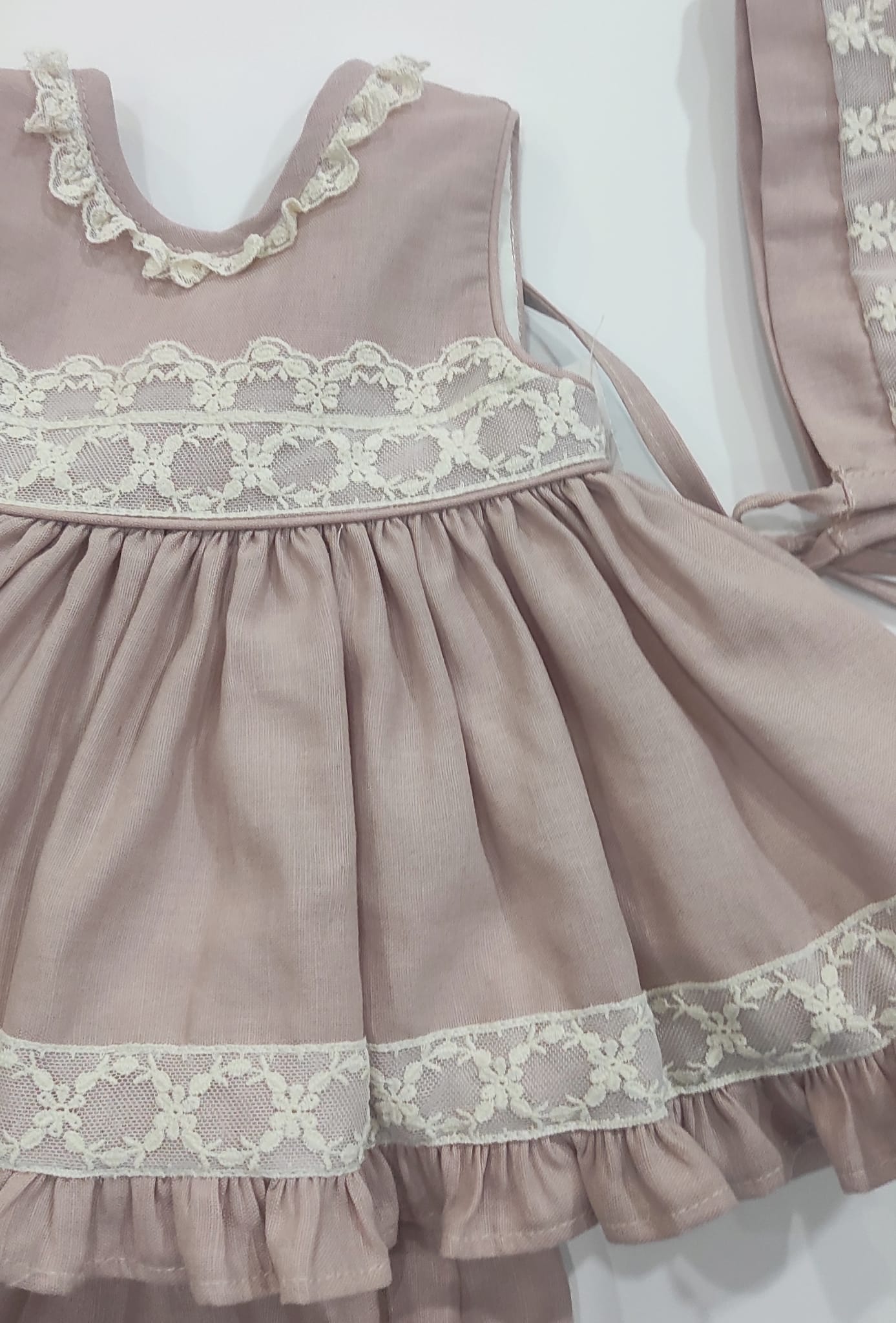 Vestido Bebé Lino Maquillaje