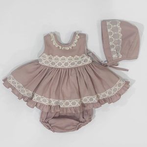Vestido Bebé Lino Maquillaje