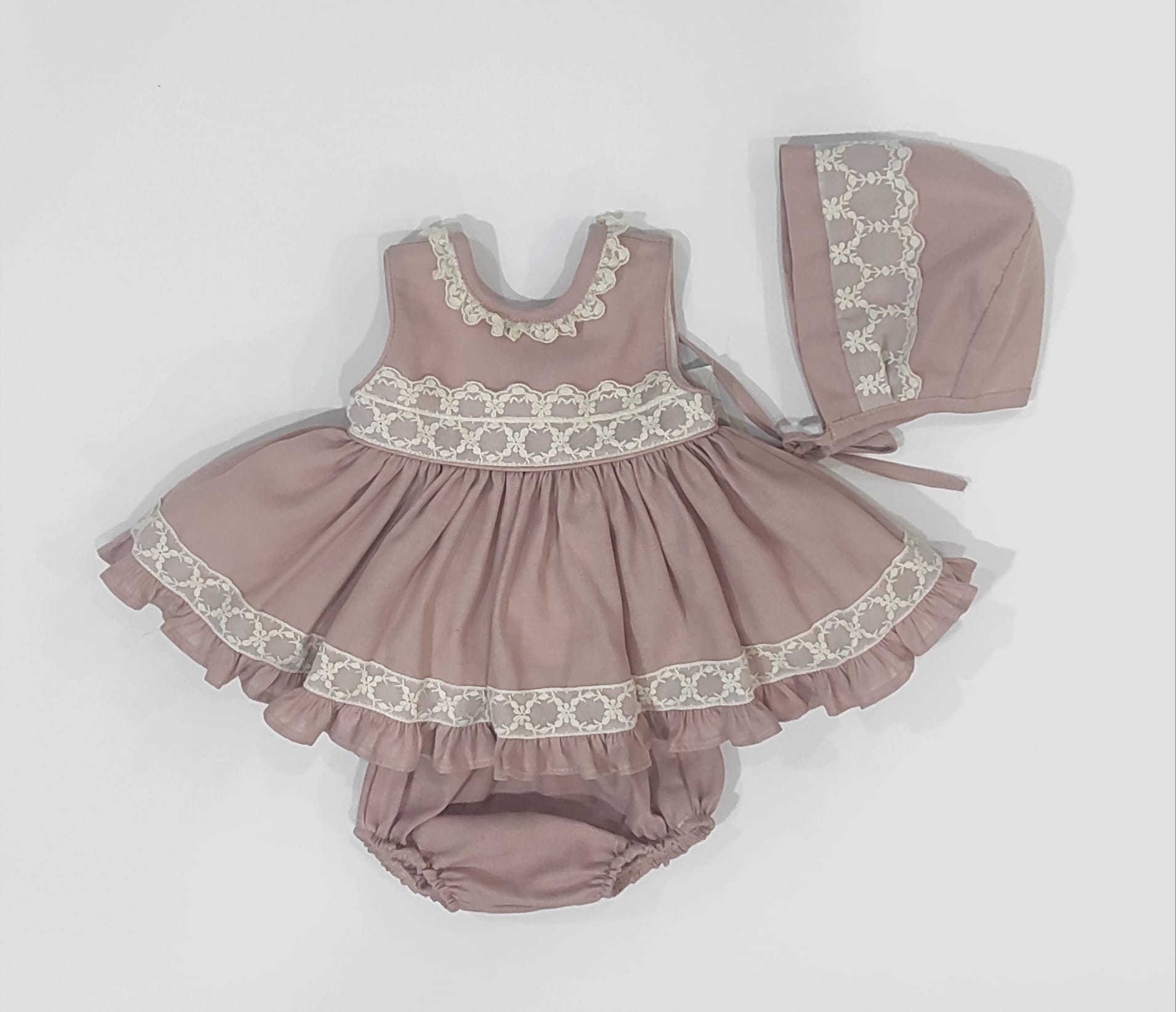 Vestido Bebé Lino Maquillaje