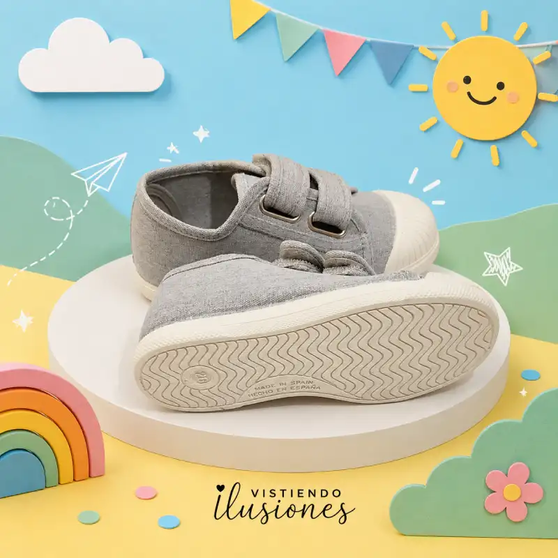 Deportivo Lona 4003-65 Gris
