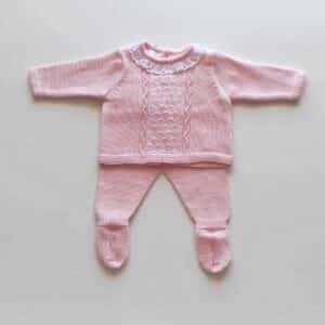 Conjunto Primera-Puesta 2.Piezas Rosa