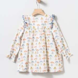 Vestido Niña Muñecas Azulón