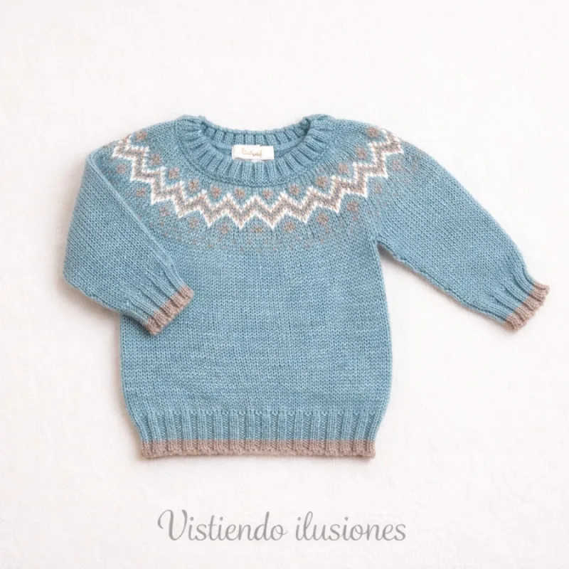 Jersey Greca Turquesa