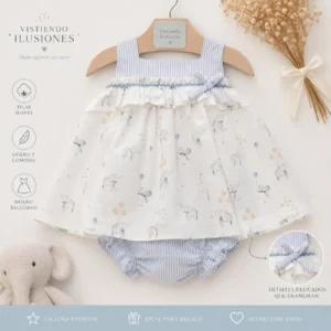 Vestido Bebé Niña "Arenilla"