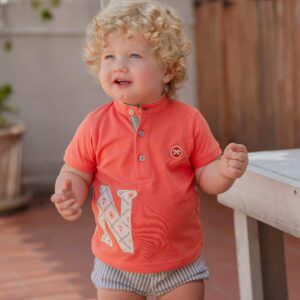 Polo Bebé Coral