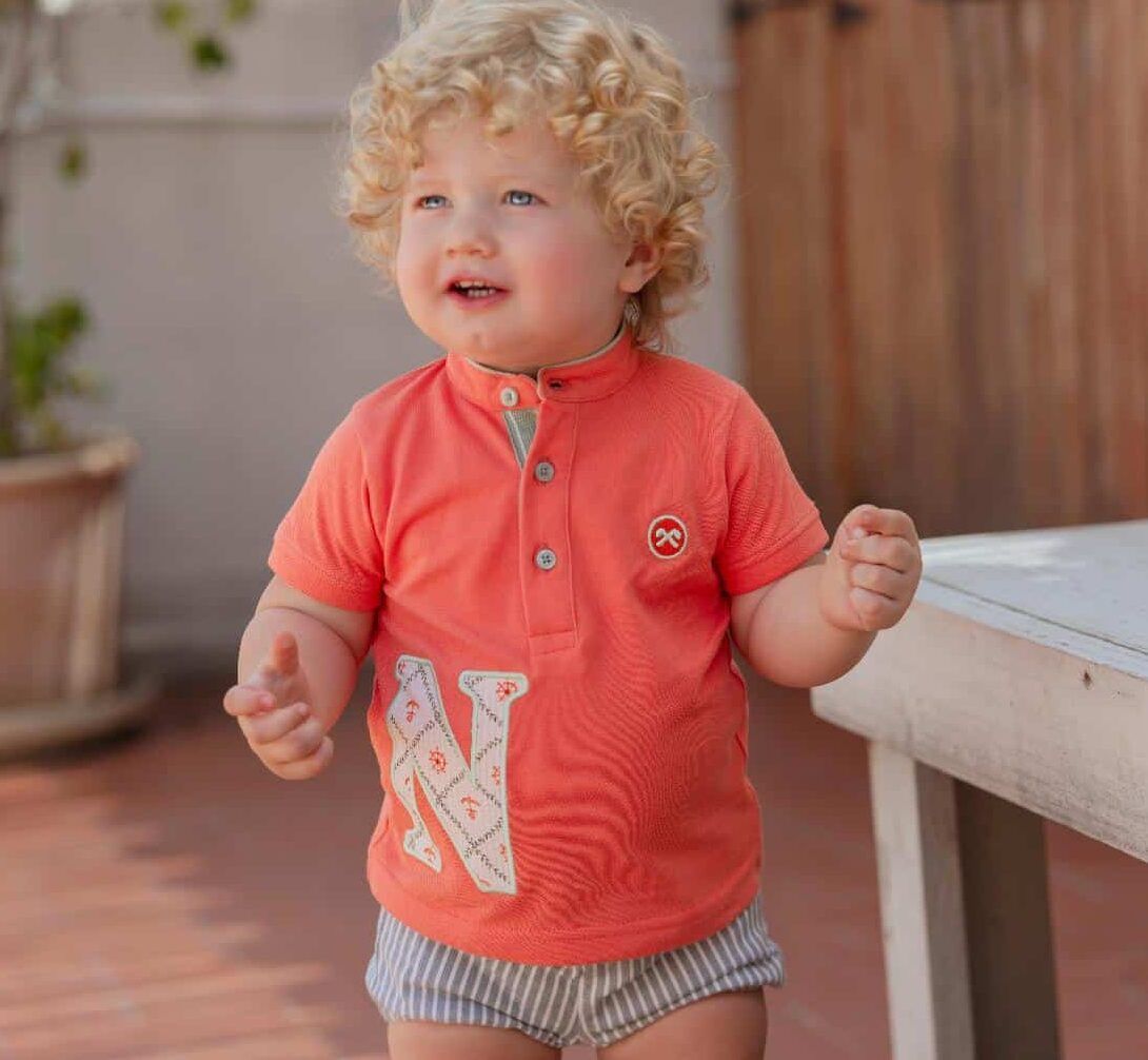 Polo Bebé Coral
