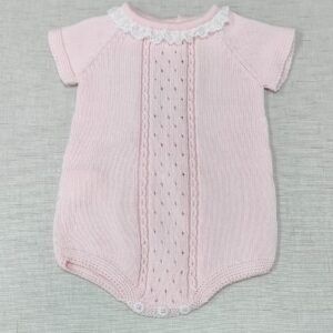 Ranita Cuello Puntilla Rosa-Mandarina