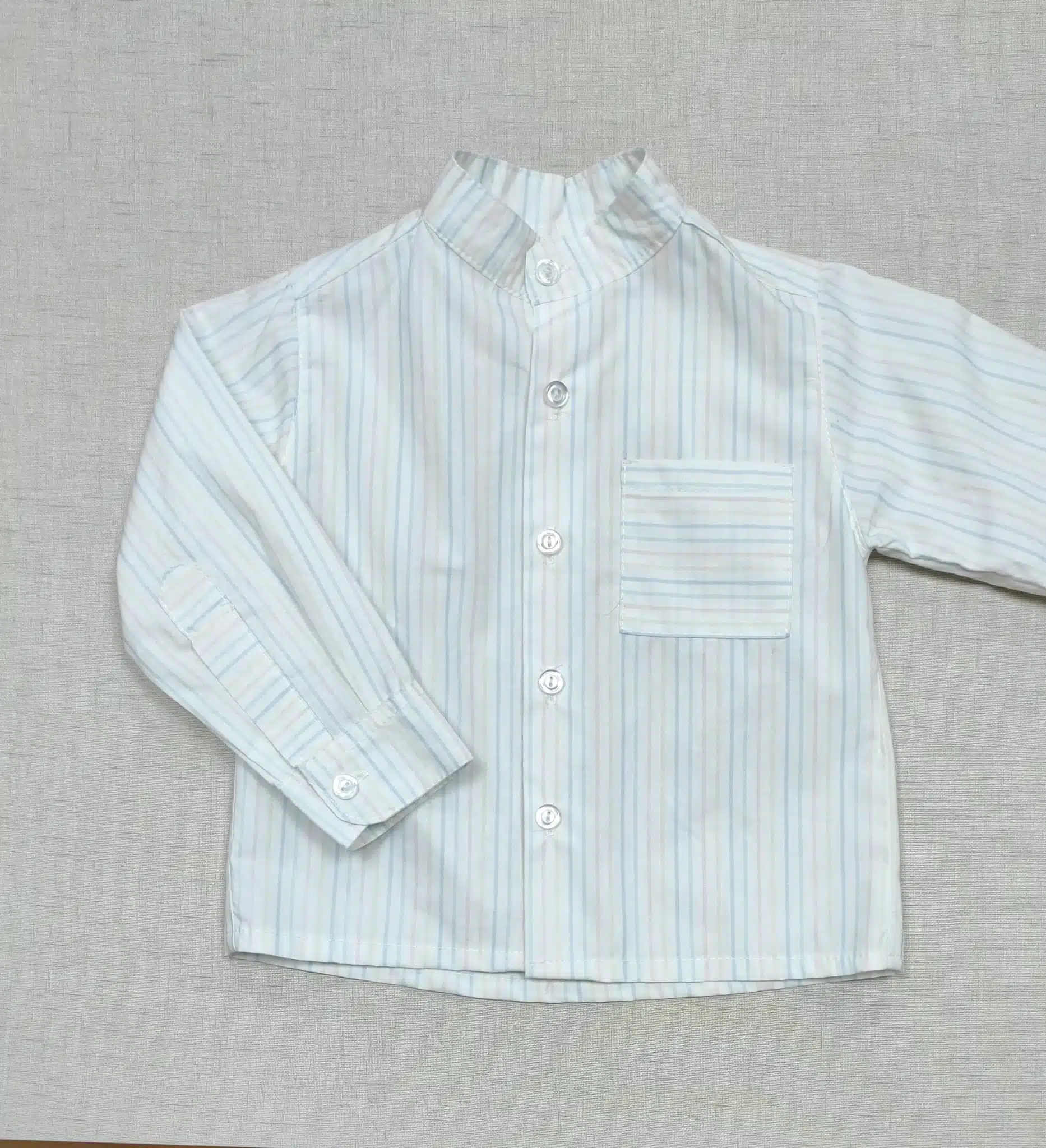 Camisa Mao Rayas Pastel