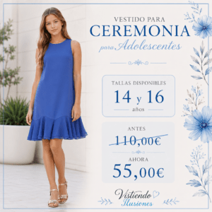 Vestido Smart 614660 Azulón