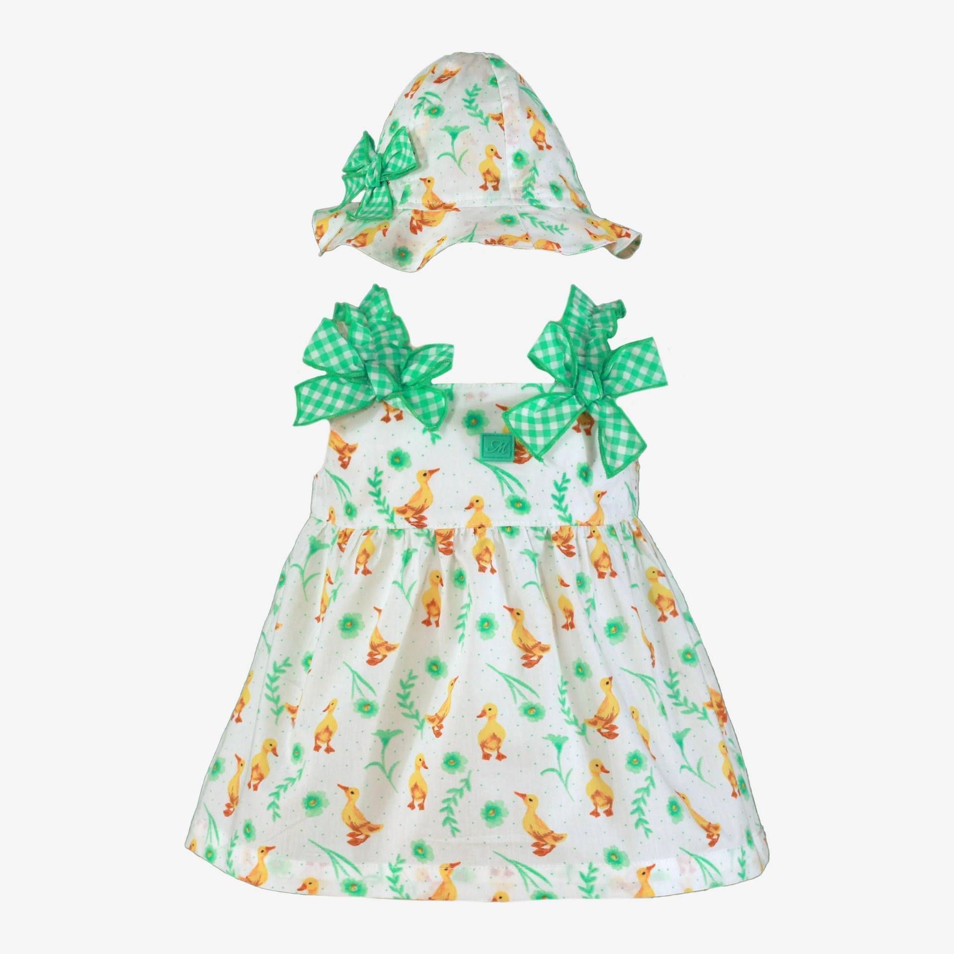 Vestido gorrito Bebé "PATITOS"