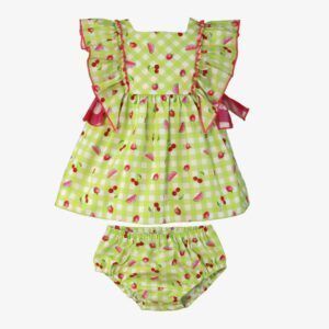 Vestido Bebé Niña Frutas
