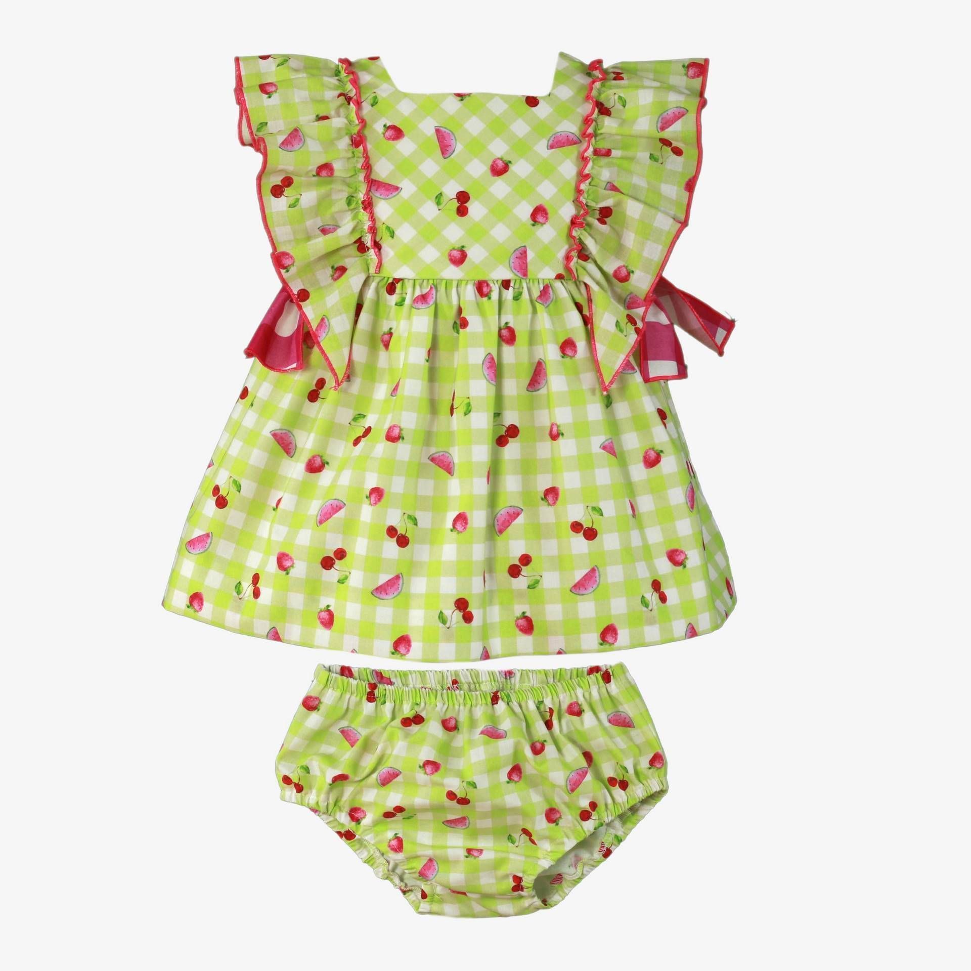 Vestido Bebé Niña Frutas