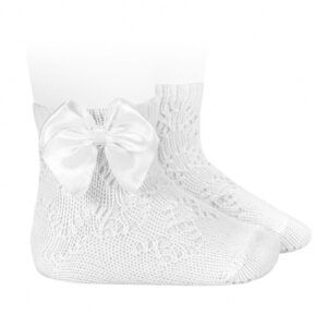 Calcetines Calados-Perlé Blanco CONDOR