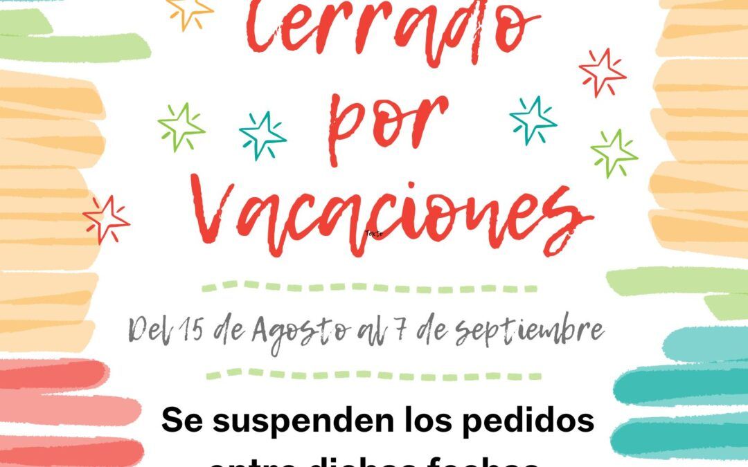 Cerrado por Vacaciones
