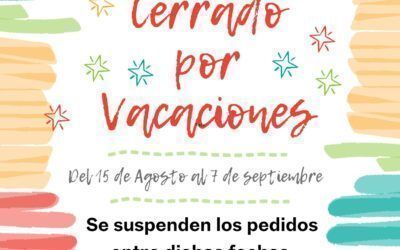 Cerrado por Vacaciones