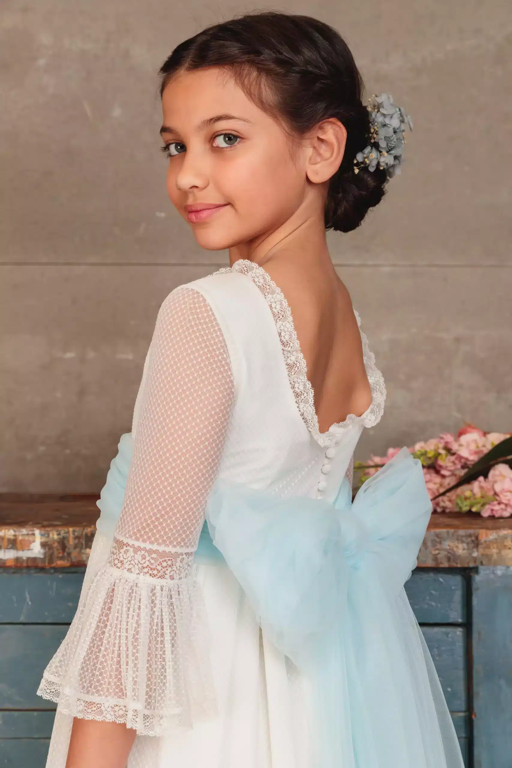 Vestido Comunión niña Liliam - Imagen 3