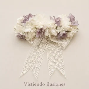 Tocado Comunión 11203 Malva