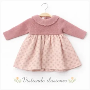 Vestido Bebé Rosa-Viejo Estefanía