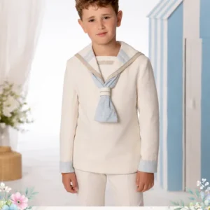Traje de Comunión Marinero Crudo