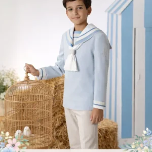 Traje de Comunión Marinero Celeste