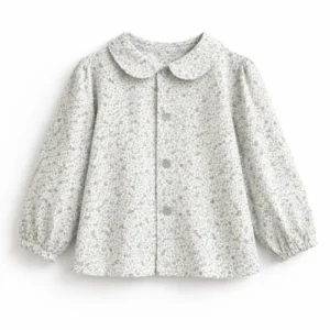 Camisa Niña Clavel Azul