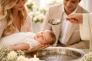 Ropa de bautizo para niño primavera verano
