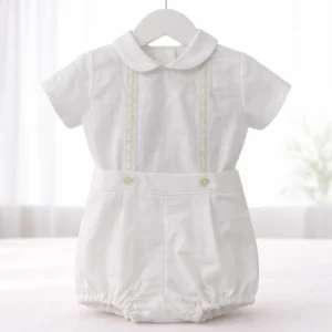 Conjunto c/bebé MACARELLA crudo