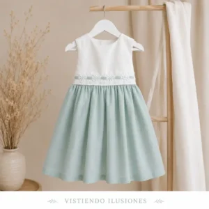 Vestido Ceremonia 2102 Verde Agua