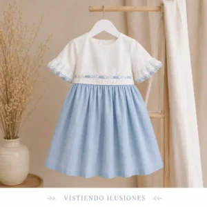 Vestido Ceremonia 2103 Cielo