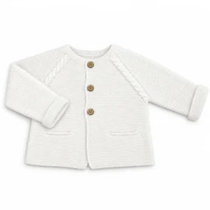 Cahaqueta Bebé Algodón – Modelo 725-041 Crudo