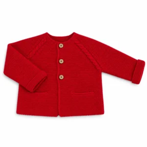 Chaqueta Bebé Algodón – Modelo 725-041 Roja